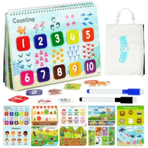 Preschool Learning Activities,  Toys for Ages 3+, Autism Sensory Toys, Educational Activity Book,